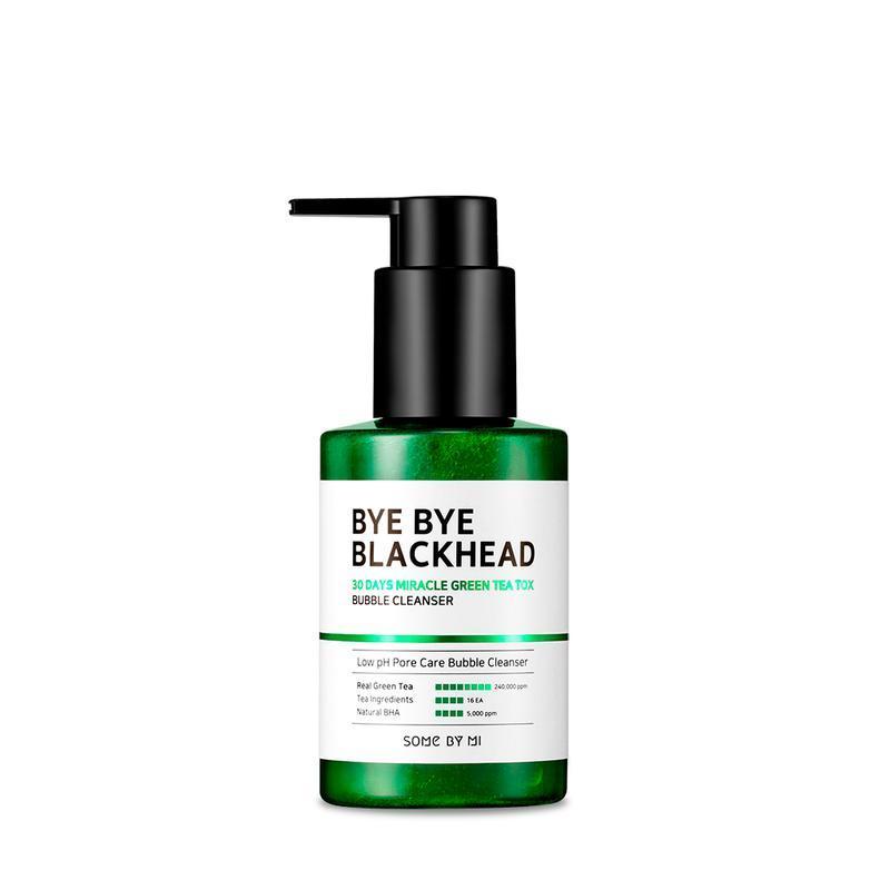 [SOME BY MI] BYE BYE BLACKHEAD 30 DAYS MIRACLE GREEN TEA TOX BUBBLE CLEANSER 120g