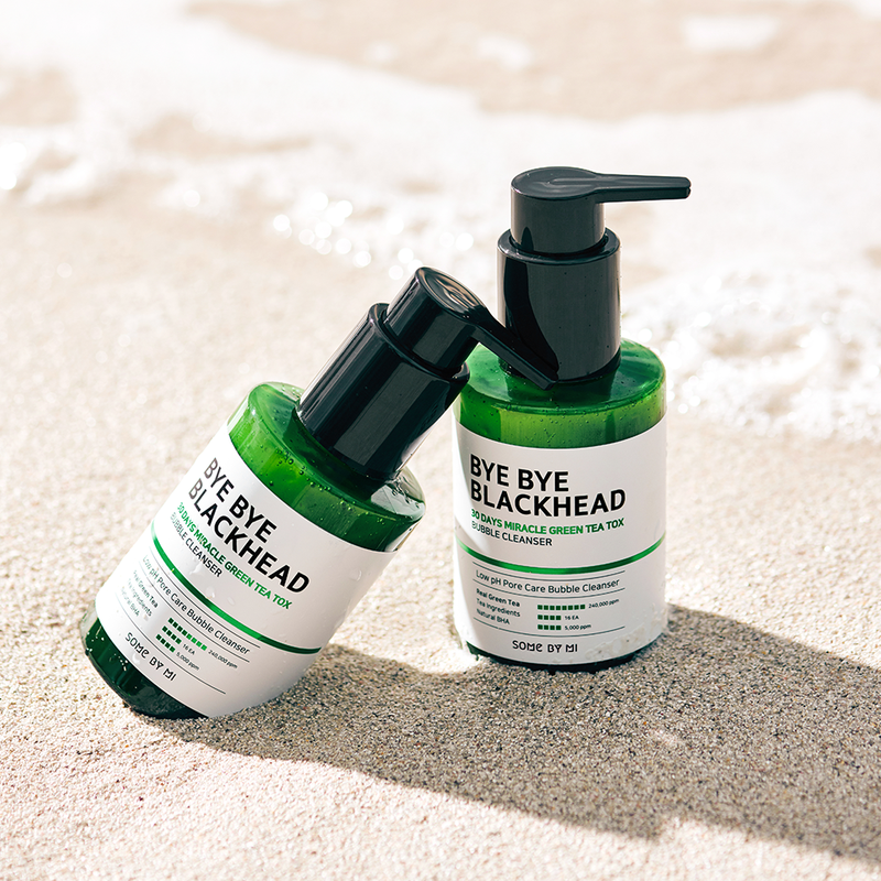 [SOME BY MI] BYE BYE BLACKHEAD 30 DAYS MIRACLE GREEN TEA TOX BUBBLE CLEANSER 120g