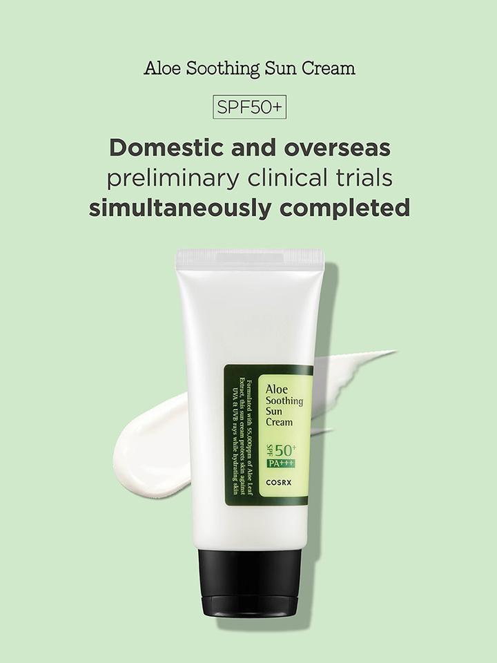 [COSRX] Aloe Soothing Sun Cream SPF50+ PA+++ 50ml