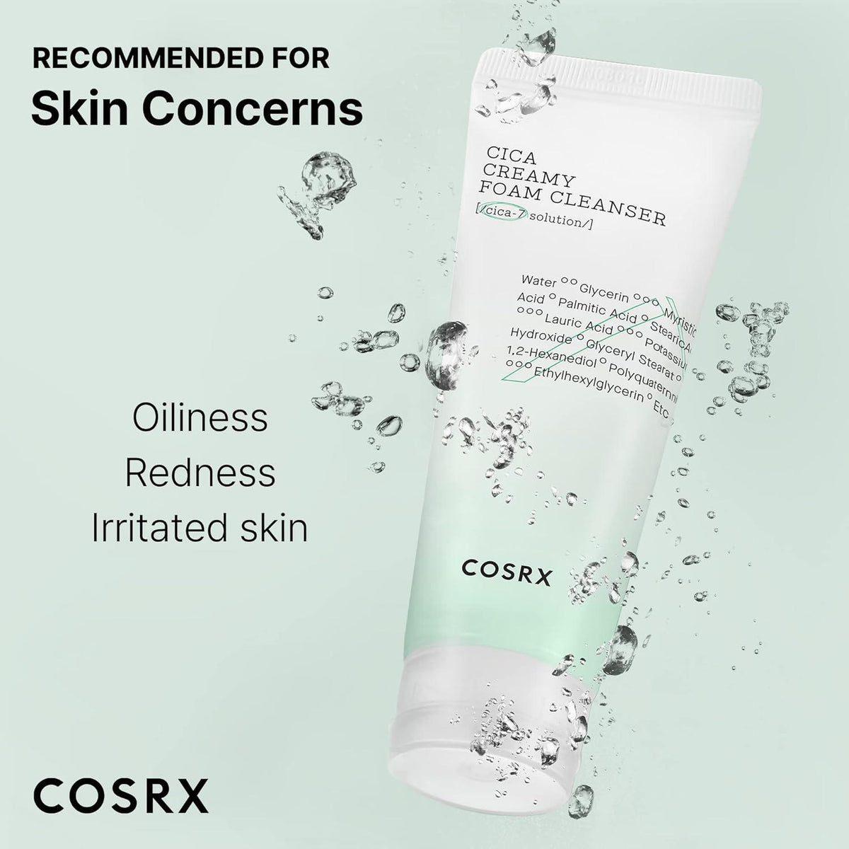 [COSRX] Pure Fit Cica Creamy Foam Cleanser 150ml