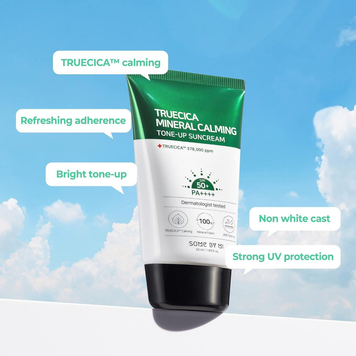 [SOME BY MI] Truecica Mineral Calming Tone-Up Suncream 50ml