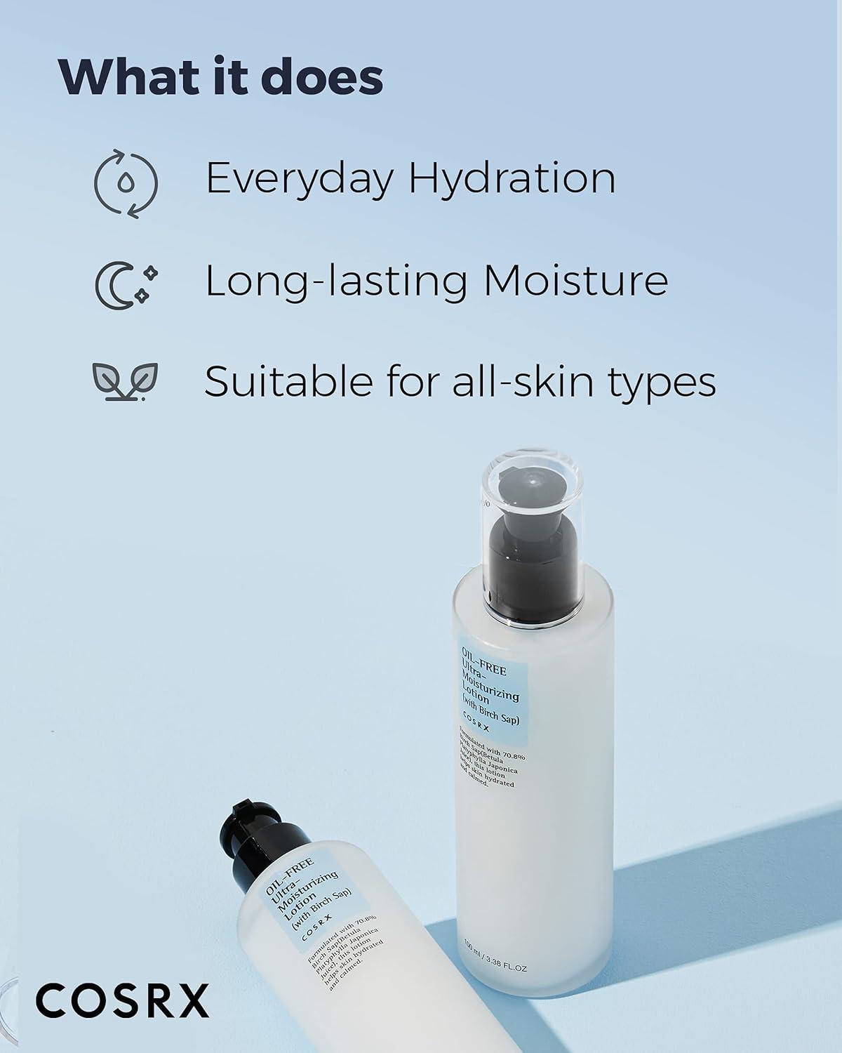 [COSRX] Oil-Free Ultra-Moisturizing Lotion with Birch Sap 100ml