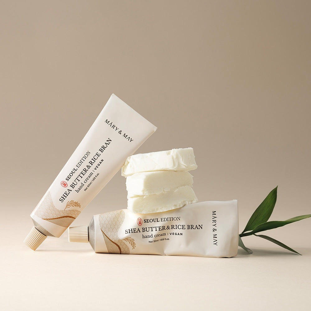 [Mary&May] Seoul Edition SHEA BUTTER & RICE BRAN Hand Cream 50ml