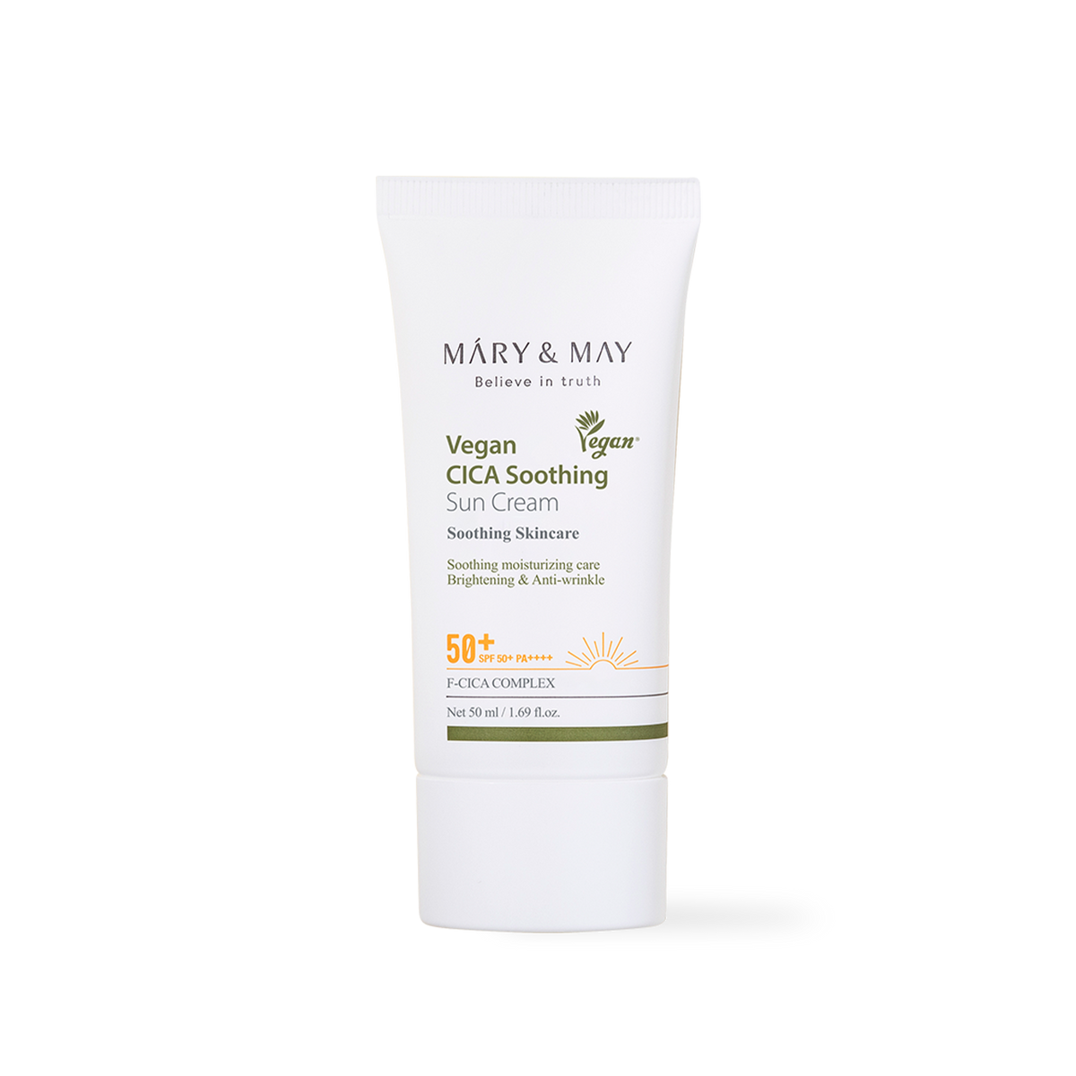 [Mary&May] CICA Soothing Sun Cream SPF50+ PA++++ - 50ml
