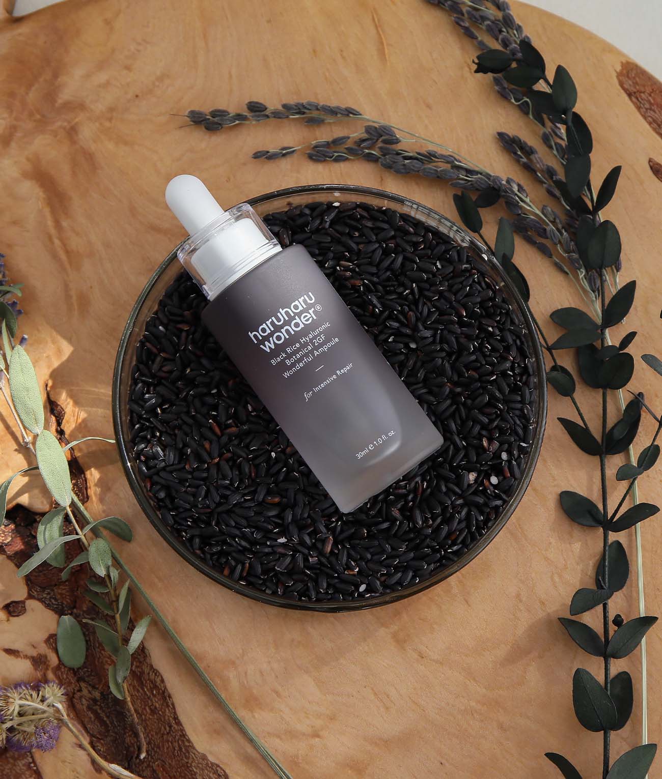 [haruharuwonder] Black Rice Hyaluronic Botanical 2GF Wonderful Ampoule 30ml