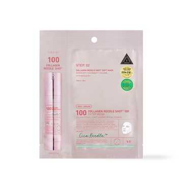 [VT Cosmetics] COLLAGEN Reedles Shot 100hL 2 STEP MASK