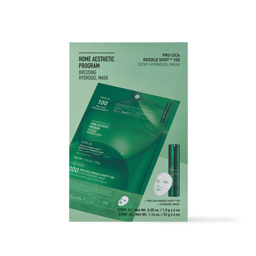 [VT Cosmetics] PRO CICA Reedle Shot 100 2STEP Hydrogel Mask 4ea