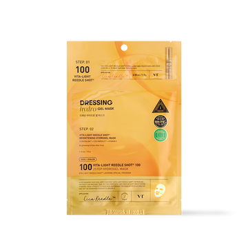 [VT Cosmetics] VITA-LIGHT Reedle Shot 100 2STEP Hydrogel Mask - 2type