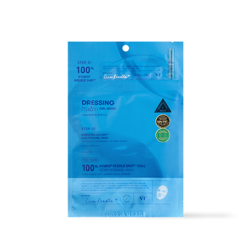 [VT Cosmetics] HYDROP Reedle Shot 100hl 2STEP Hydrogel Mask - 2Type