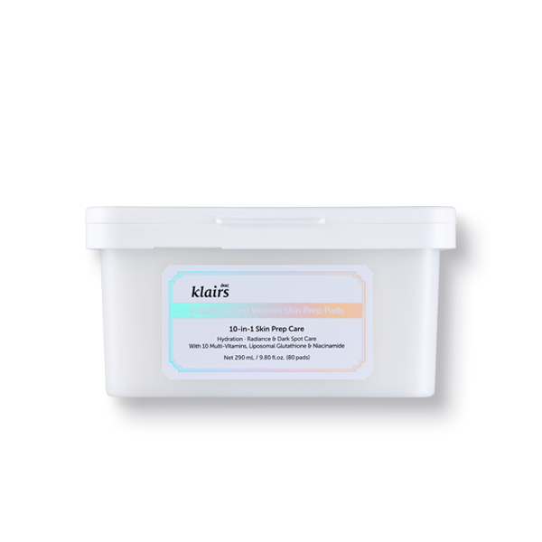 [Dear,Klairs] Freshly Juiced Vitamin Skin Prep Pads 290 mL 80Pads