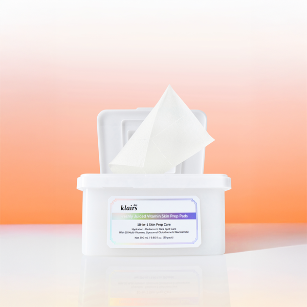 [Dear,Klairs] Freshly Juiced Vitamin Skin Prep Pads 290 mL 80Pads