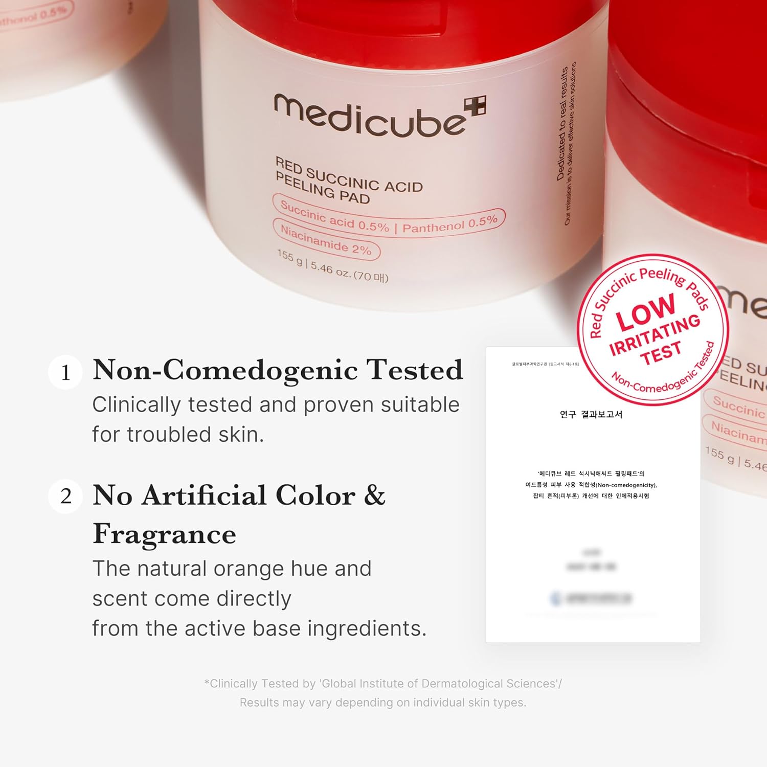[Medicube] Red Succinic Acid Peeling Pads 70pcs